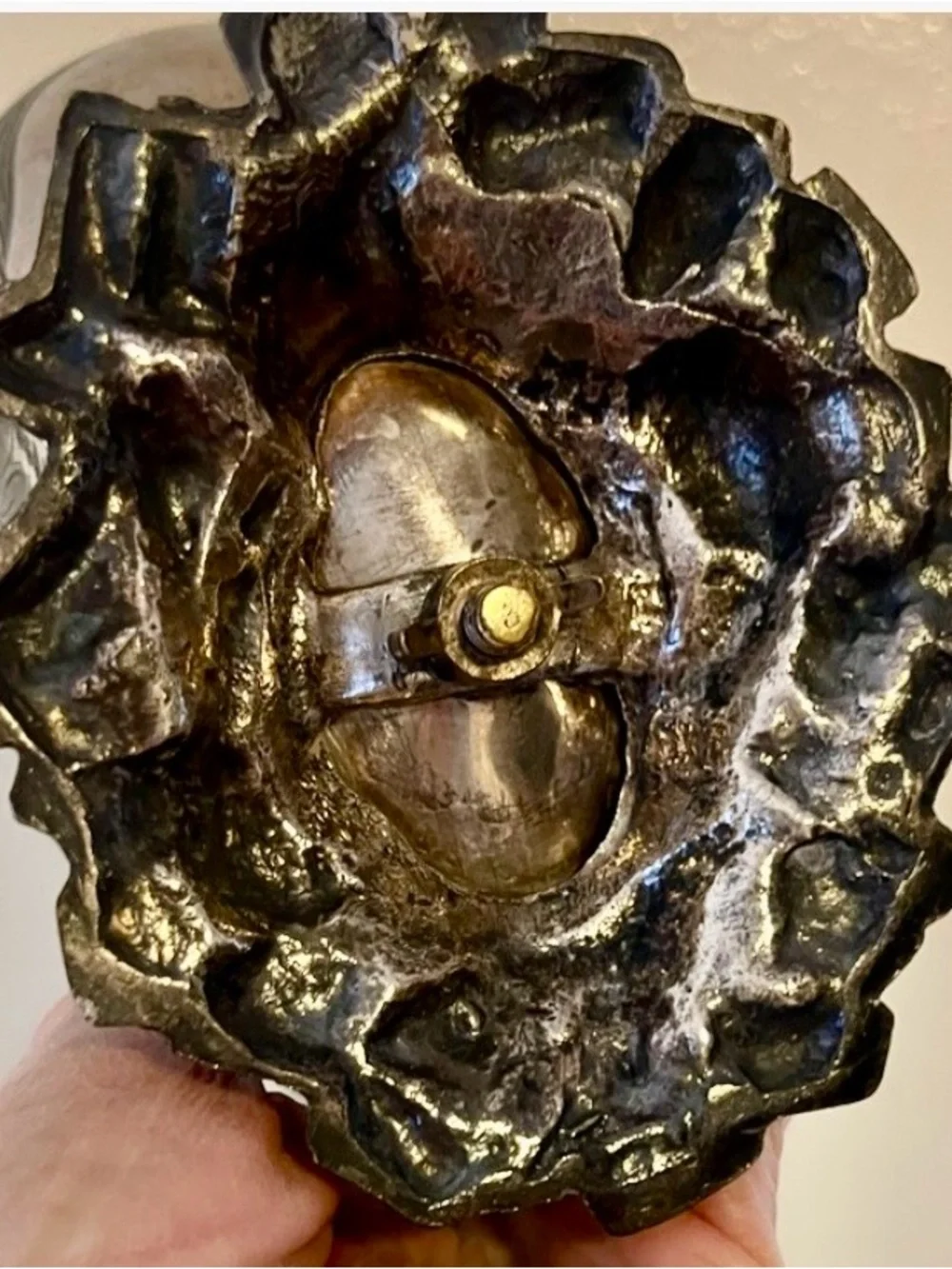 Antique Nautilus Spoon Warmer